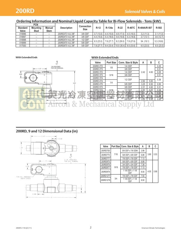 Emerson 200RD4T4T 電磁閥：圖片 4