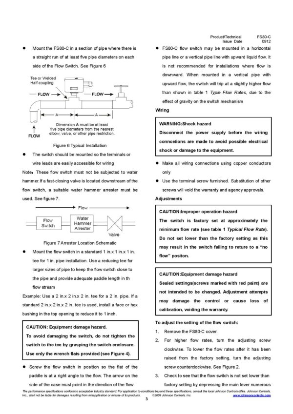流量開關FS80-C - 图片 2