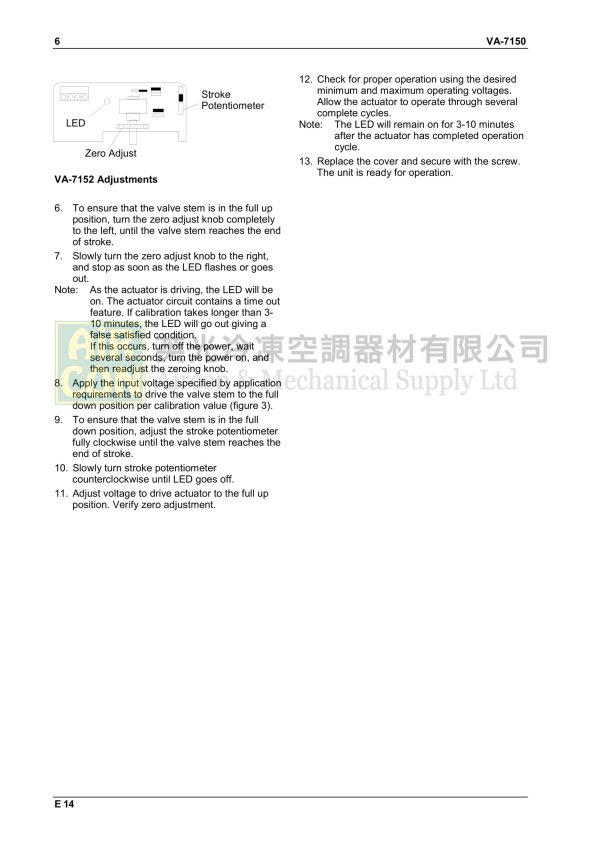 VA7150-1003 電動閥門執行器 - 图片 5
