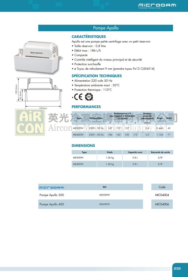 MicroDam MD-300 Condensate Removal Pump - Image 2