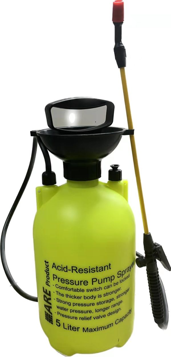 ARE (防酸性) 充壓型噴壺5L：圖片 2