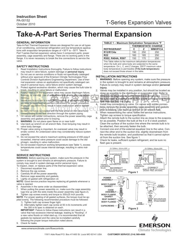 Emerson TCLE7-1/2HW 熱力膨脹閥：圖片 10