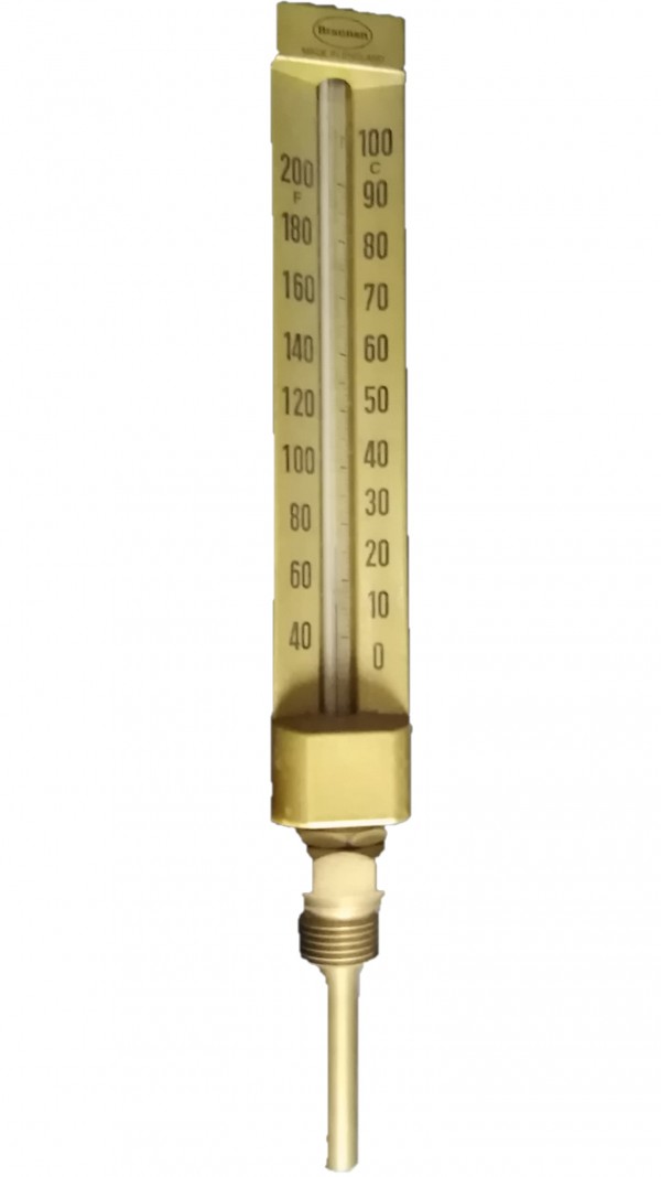 Brannan 84/233/0 Straight V-Line Thermometer (150mm)