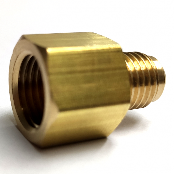 黃銅 BF-HS-U1S-2FP2F 1/4"FP X 1/4"F Brass Fitting Reducer (5粒裝)：圖片 2