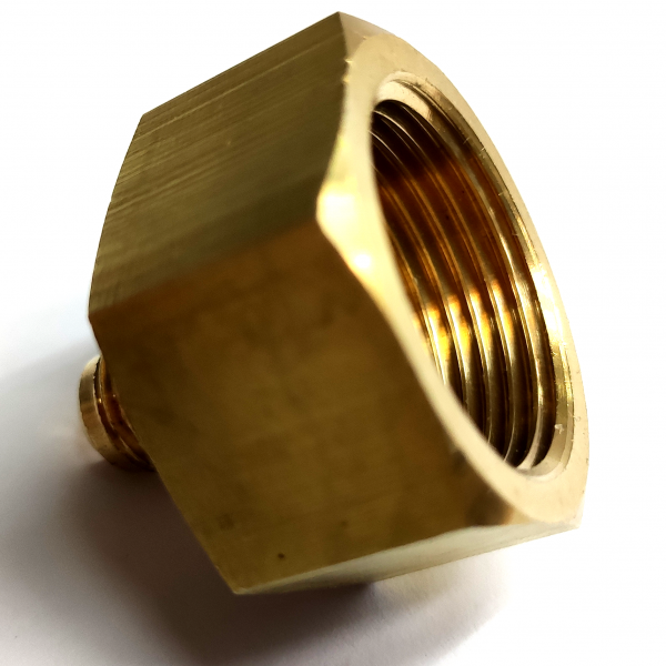 黃銅 BF-HS-U1S-6FP2F 3/4"FP x 1/4"F Brass Fitting Reducer (USA咀) (5粒裝)：圖片 2