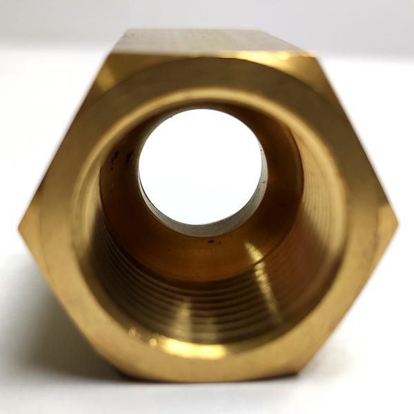 黃銅 BF-HS-GA1010 5/8"FF (尖底) x 5/8"FF (平底) Adaptor for N2 Gas：圖片 3