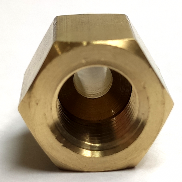 黃銅 BF-HS-GA-12U 1/8"FP x 1/4"F Gauge Adapter Reducer (5粒裝)：圖片 3