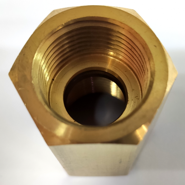 黃銅 BF-HS-GA1010 5/8"FF (尖底) x 5/8"FF (平底) Adaptor for N2 Gas：圖片 5