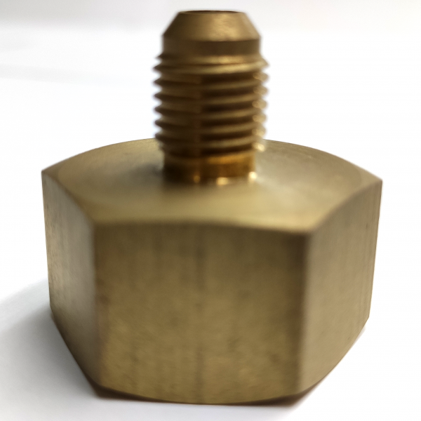 黃銅 BF-HS-UR3-1004 5/8"FF x 1/4"F Brass Fitting Reducer (CO2咀) (5粒裝)