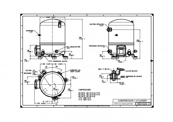 Danfoss MTZ36-4VM 壓縮機 + Valve Set：圖片 3
