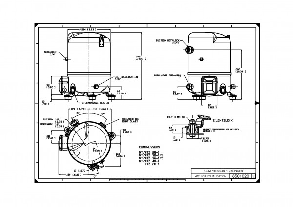 Danfoss MTZ36-5VM 壓縮機 + Valve Set：圖片 3