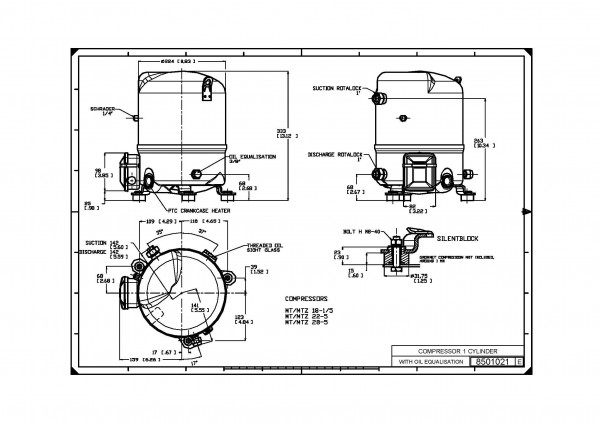 Danfoss MT28-5VM 壓縮機 + Valve Set：圖片 3