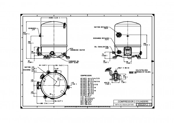 Danfoss MT64-4VM 壓縮機 + Valve Set：圖片 3