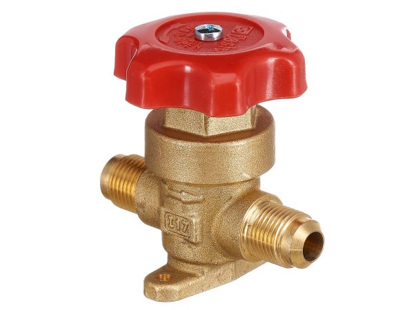 Castel 6260/2 Hand Valve 3-Way 1/4"F