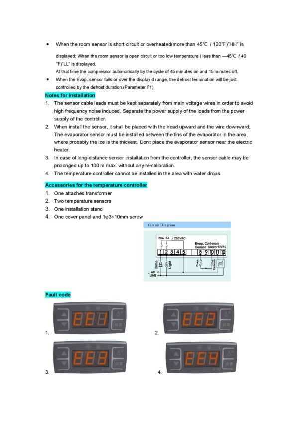SF-102數字顯示溫控器：圖片 2