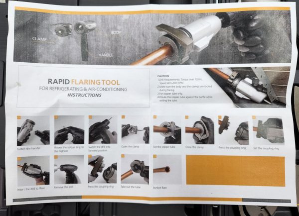 MAXCLAW FT422 RAPID FLARING TOOL 手／電兩用快拆擴管器：圖片 3