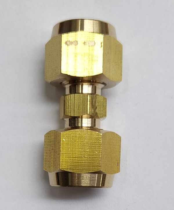 黃銅 1/4"F x 1/4"F Flare Union With Nut (5Set/pack)