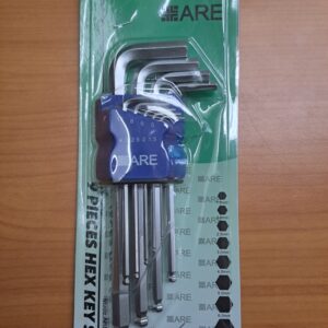 "ARE" 09HEX KEY SET 9 Size (1.5MM-10MM)