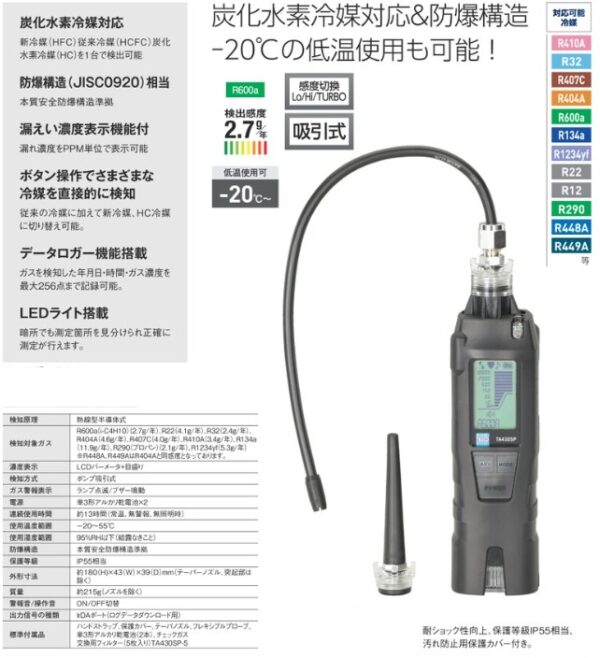 "TASCO" TA430SP高精度電子洩漏探測儀 - Image 2
